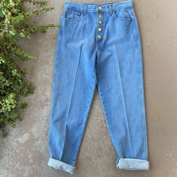 J Brand Denim - J Brand Heather Cropped Hi Rise Straight Leg Jeans